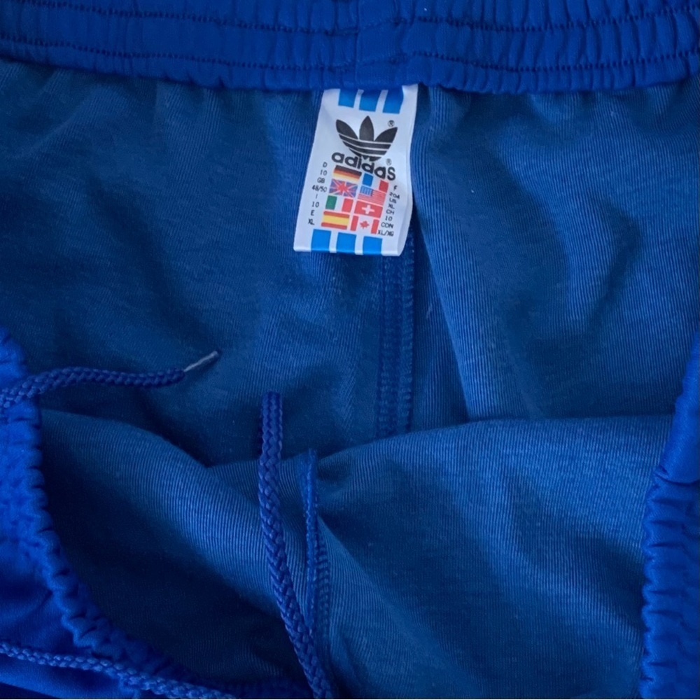 Adidas Men's XL Blue Soccer Joggers Track Pants Long Zipper Cuffs Practice - Picture 7 of 11